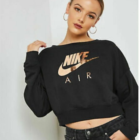 Nike metallic rose logo crew sweatshirt - Picture 2 of 5